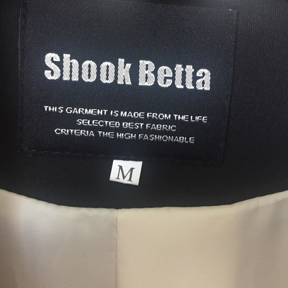 Striped Open Front Coat - Picture 6 of 8